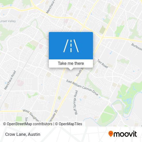 Mapa de Crow Lane