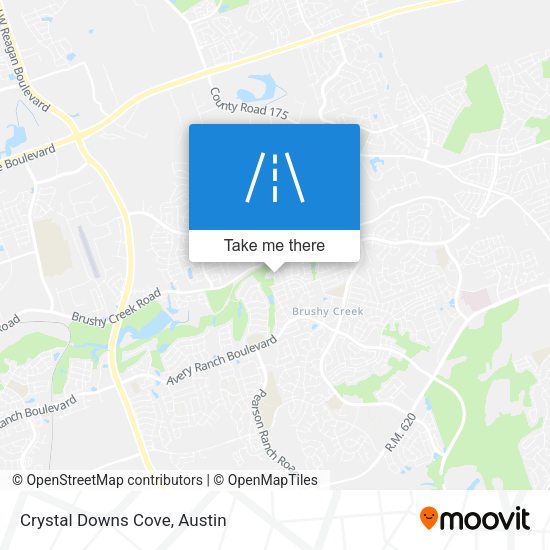 Mapa de Crystal Downs Cove