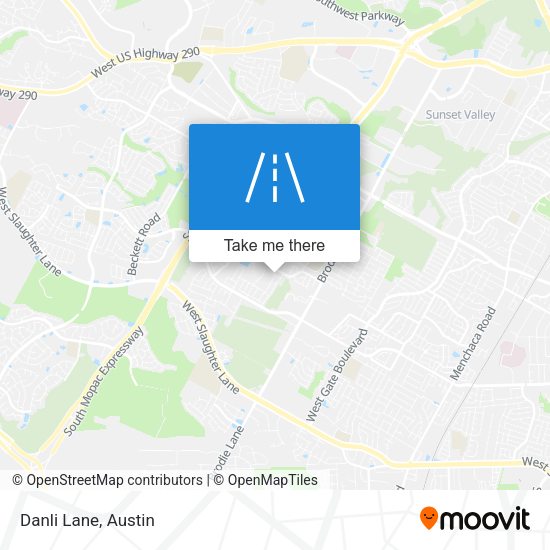 Mapa de Danli Lane