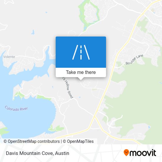 Mapa de Davis Mountain Cove