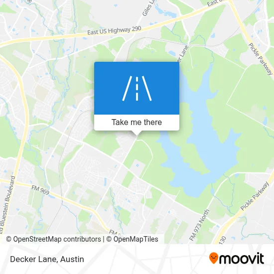 Decker Lane map