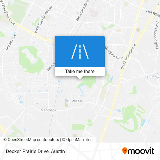 Decker Prairie Drive map