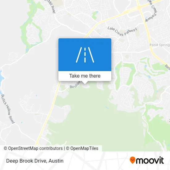 Deep Brook Drive map