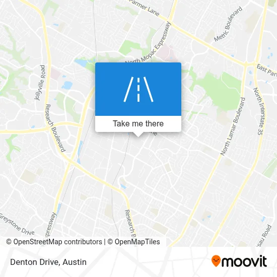 Denton Drive map