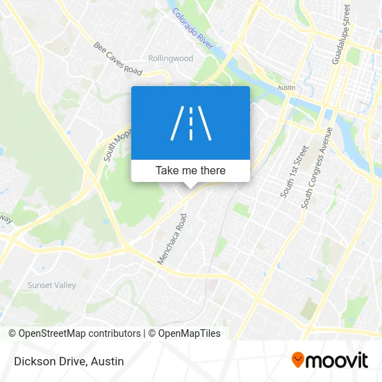 Dickson Drive map