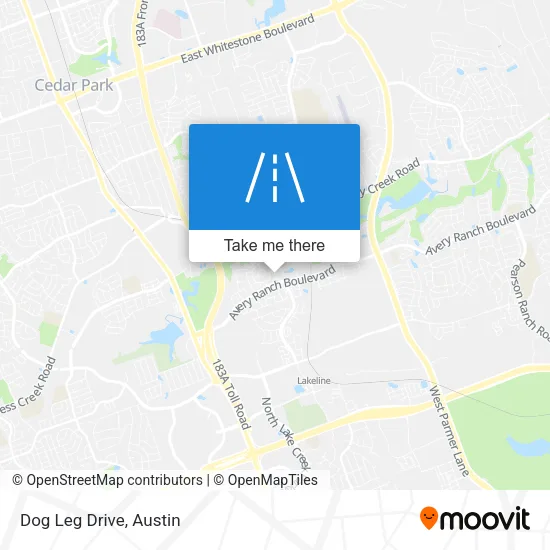 Dog Leg Drive map