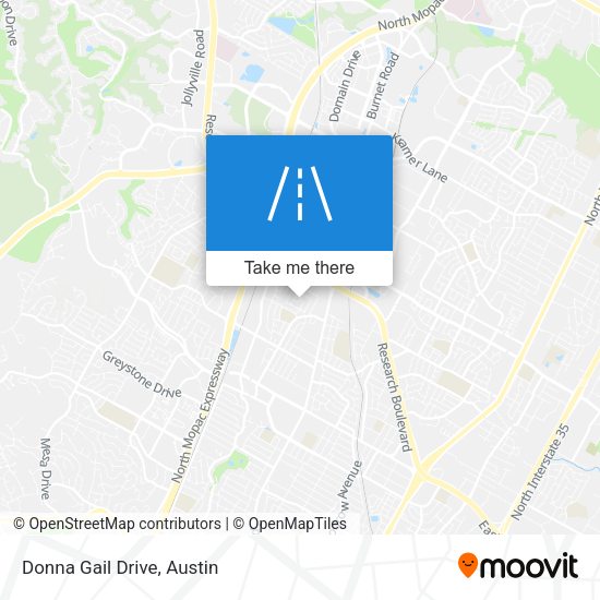 Mapa de Donna Gail Drive