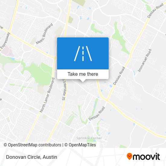 Mapa de Donovan Circle