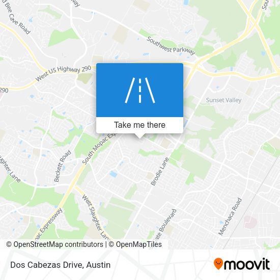 Mapa de Dos Cabezas Drive