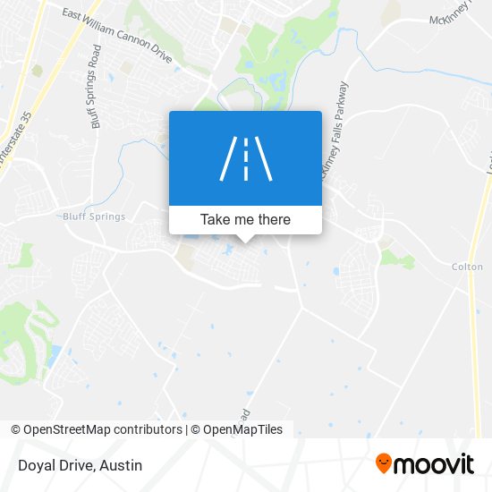 Doyal Drive map