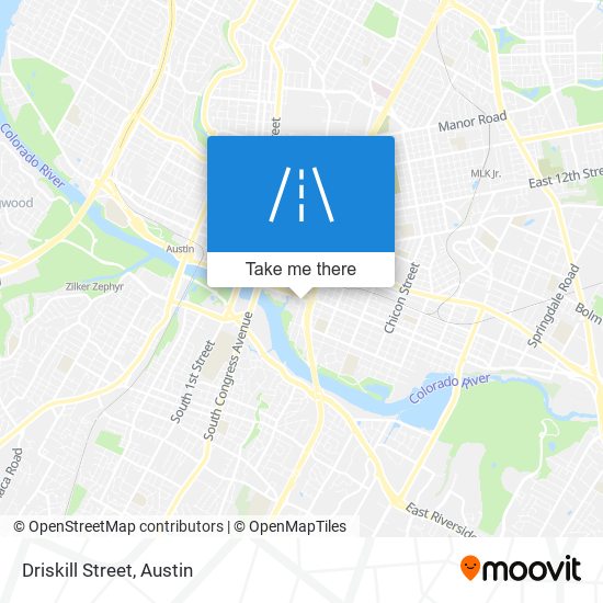 Driskill Street map