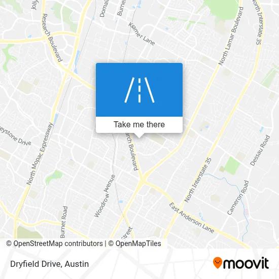 Dryfield Drive map