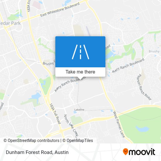 Mapa de Dunham Forest Road