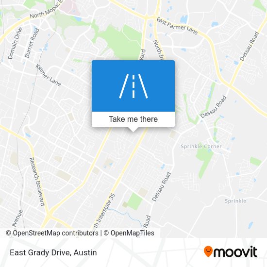 Mapa de East Grady Drive