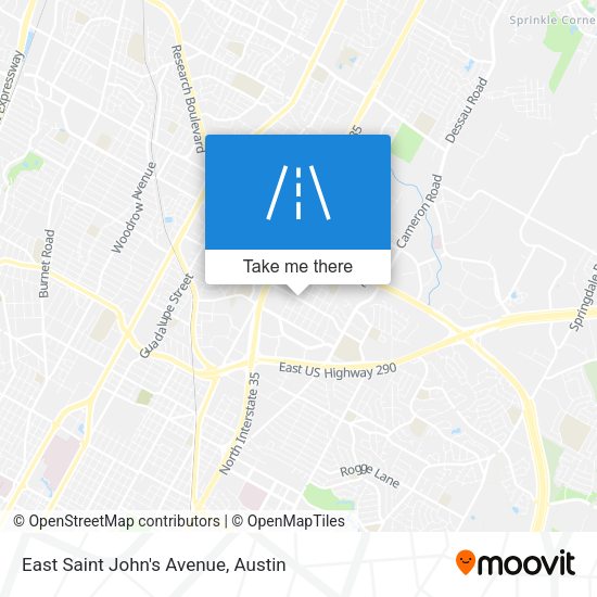 Mapa de East Saint John's Avenue