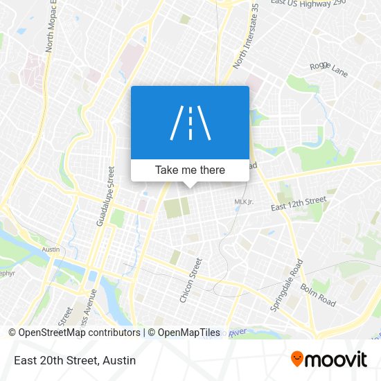Mapa de East 20th Street