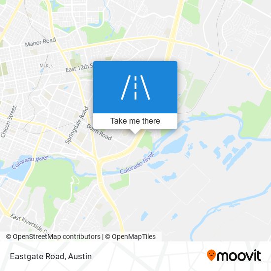 Mapa de Eastgate Road