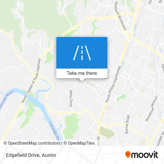 Edgefield Drive map