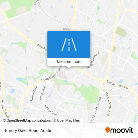 Mapa de Emery Oaks Road