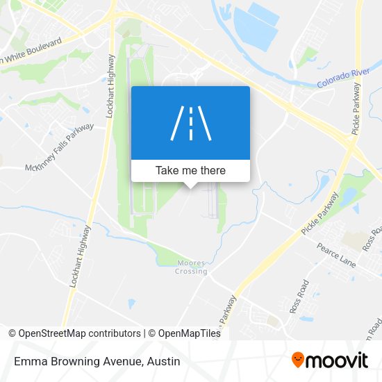 Mapa de Emma Browning Avenue