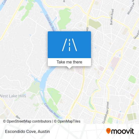 Mapa de Escondido Cove