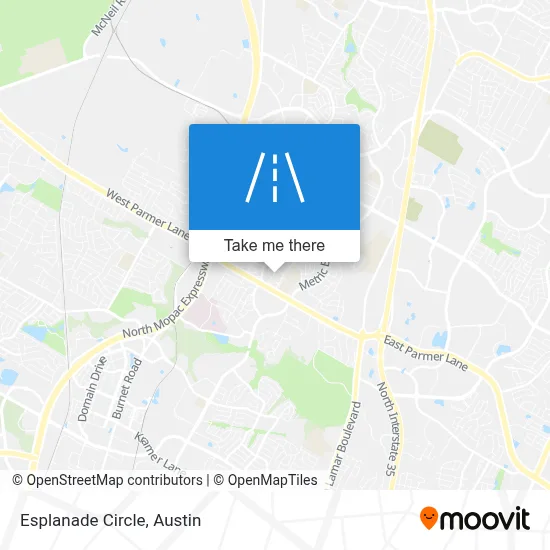 Esplanade Circle map