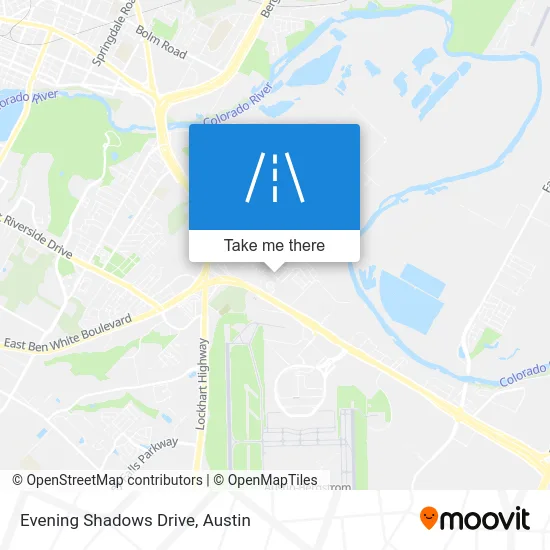 Evening Shadows Drive map