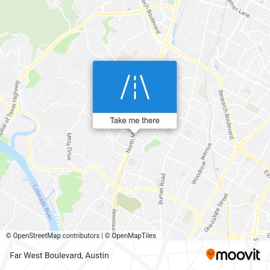 Mapa de Far West Boulevard