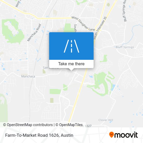 Farm-To-Market Road 1626 map