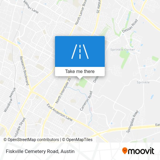 Mapa de Fiskville Cemetery Road