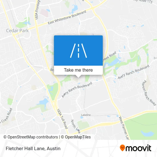 Fletcher Hall Lane map