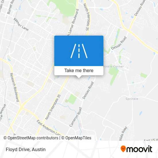 Floyd Drive map
