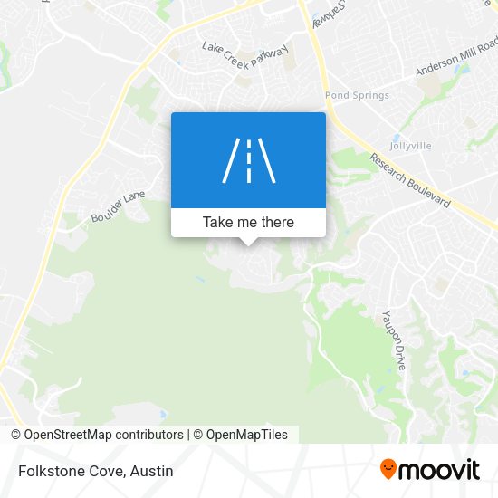Mapa de Folkstone Cove