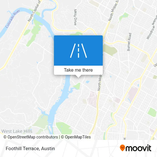 Foothill Terrace map