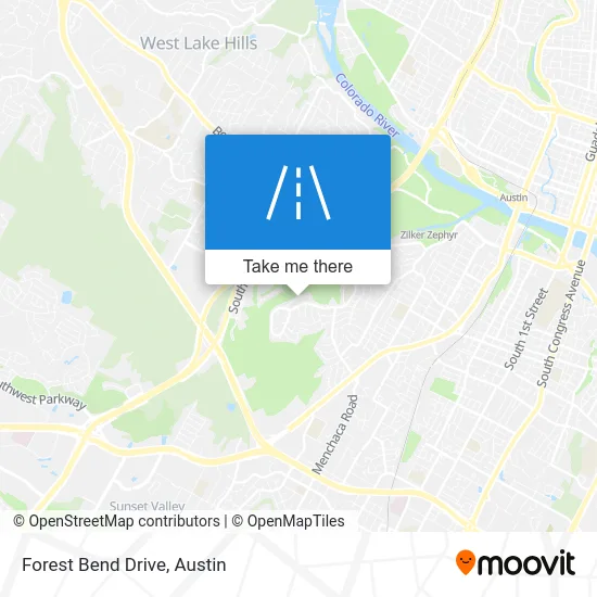 Forest Bend Drive map