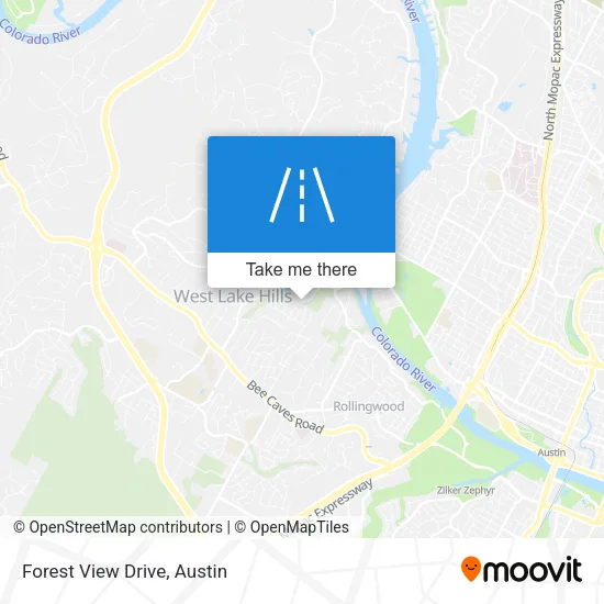 Forest View Drive map