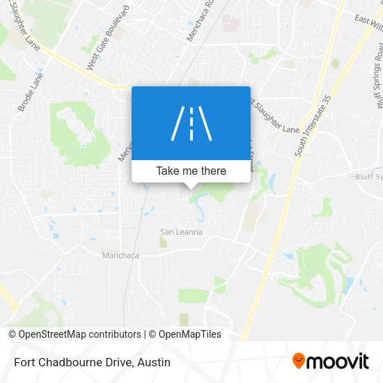 Fort Chadbourne Drive map