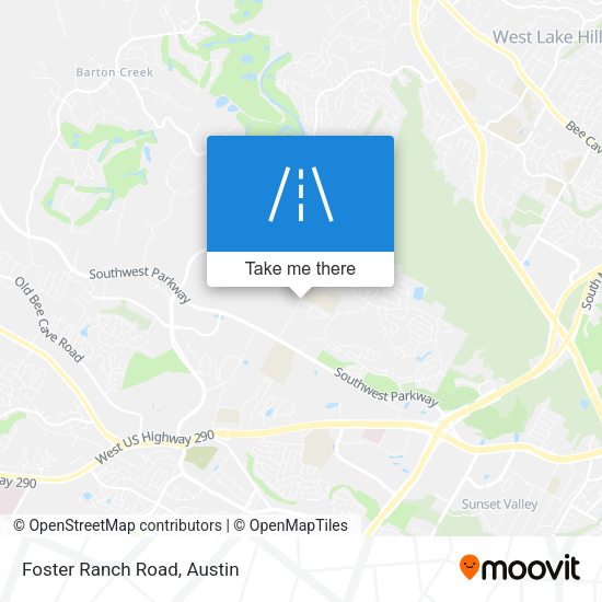 Mapa de Foster Ranch Road
