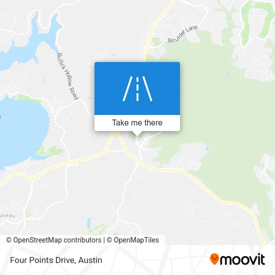 Four Points Drive map