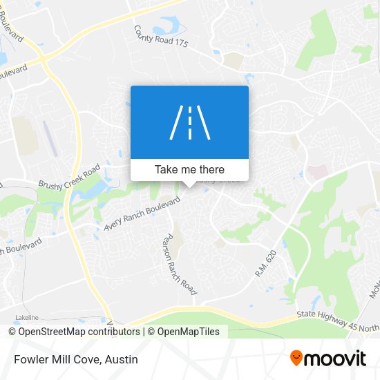 Mapa de Fowler Mill Cove