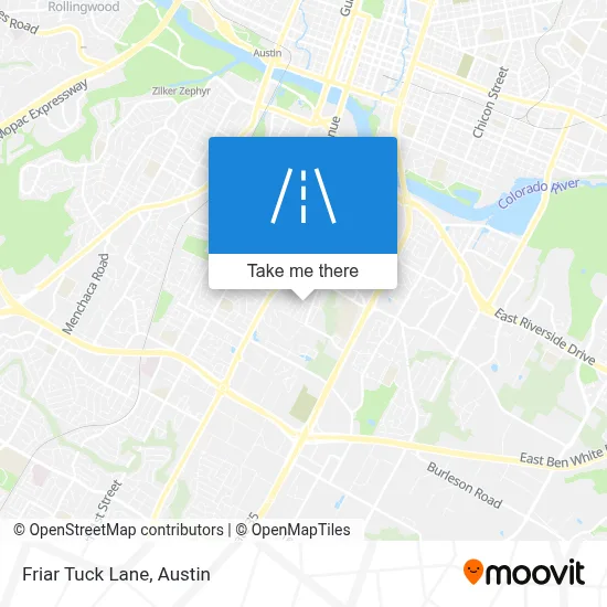 Friar Tuck Lane map