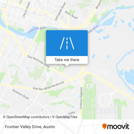 Frontier Valley Drive map