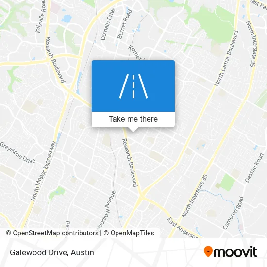 Galewood Drive map
