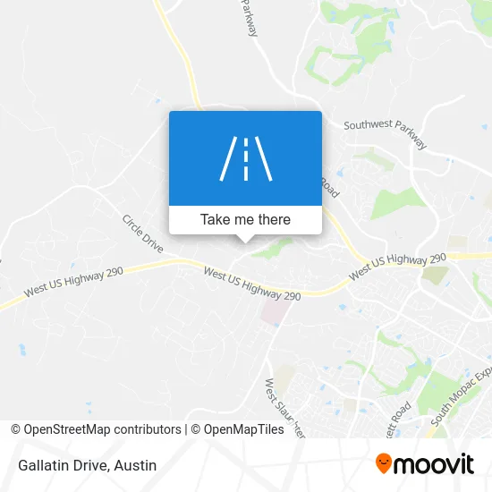 Gallatin Drive map