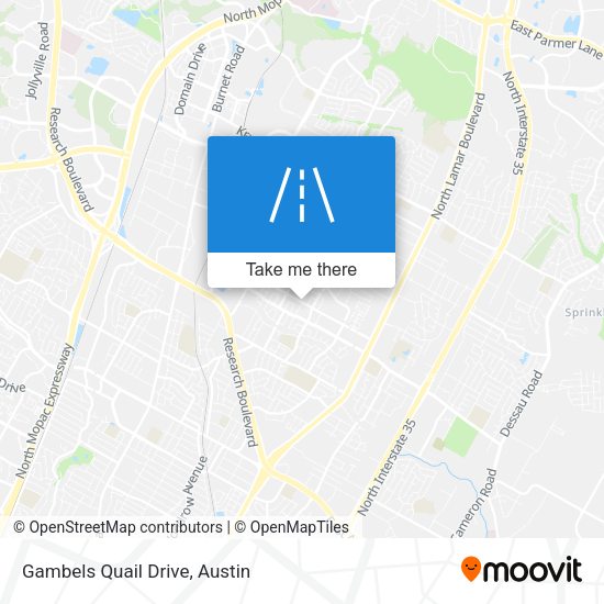 Mapa de Gambels Quail Drive