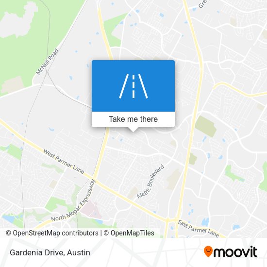 Mapa de Gardenia Drive