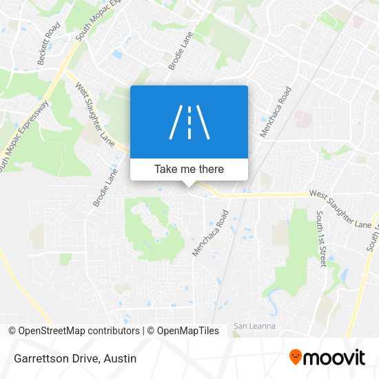 Mapa de Garrettson Drive