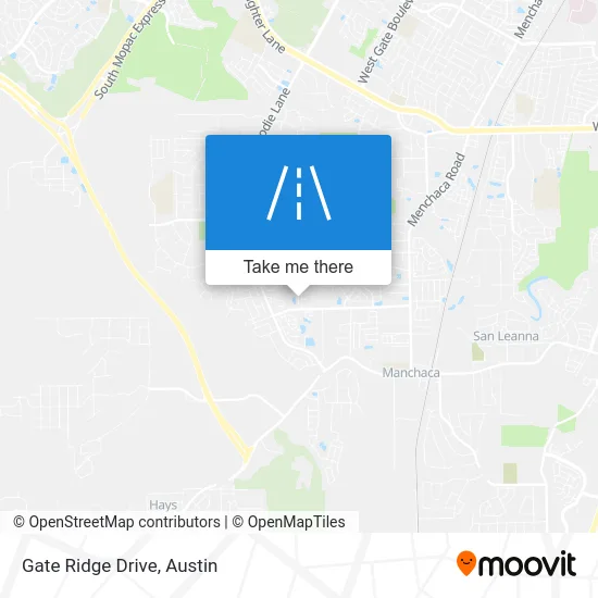 Gate Ridge Drive map