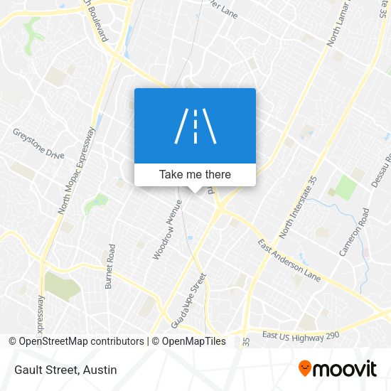 Gault Street map