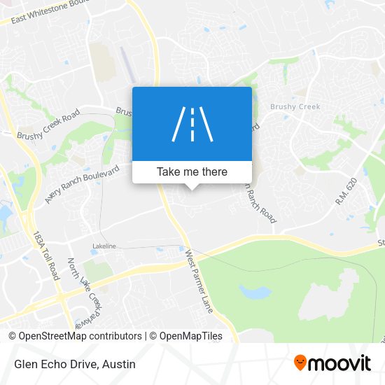 Glen Echo Drive map